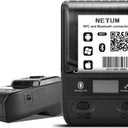 NETUM Label Maker - Bluetooth Thermal Label Printer Portable Barcode Printer Apply to Clothing, Jewelry, Retail, Mailing, Barcode, Compatible for Android & iOS System