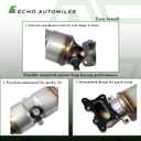 Front Catalytic Converter Compatible with Honda Civic 2006 2007 2008 2009 2010 2011 1.8L L4, Catalytic Convertor EPA Compliant 16641