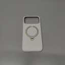 TORRAS Q3 Silicone for iPhone 17 Pro Max Case Stand, Fit for MagSafe, Liquid Silicone Soft Cozy Grip, 360 Spin Magnetic Stand, Camera Control, Protective Case for iPhone 17 Pro Max, Ivory Gold