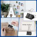 Eclirgan 1.9-Inch Large Binder Clip with Heavy-Duty/Folding/Rust-Resistant,48-Pack Thick Metal Office Clip in 4 Boxes,Black Paper Clamps for School/Outdoor Use/Office/Home