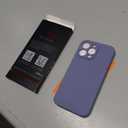 FireNova Designed for iPhone 15 Pro Max Case, Silicone Upgraded [Camera Protection] Phone Case, Soft Anti-Scratch Microfiber Lining Inside, 6.7 inch, Lavender Gray