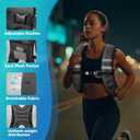 2 x Weighted Vest, 8lb Weight Vest with Reflective Stripe, for Men Women Workout Equipment for Strength Training, Running, Jogging, Fitness, Weight Loss