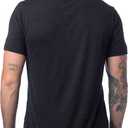 Alternative Men's Shirt, Modal Short Sleeve Tri-Blend Crewneck Tee (Black, S)