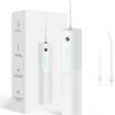 Water Dental Flosser Tonsil Stone Removal kit Teeth Pick Portable Cordless Rechargeable Travel IPX7 Flossing Machine Must Have for Braces BridgesWhite