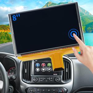 LCD Touch Screen Replacement DJ080PA-01A Digitizer Screen Radio Fit 2014-2018 Chevy Silverado Tahoe Chevy Colorado OEM Navigation, Fit GMC Sierra Yukon Trucks SUV Mylink 8-inch Touchscreen
