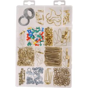 Hillman 591537 Large Picture Hanger Assortment Kit, 470-Pack