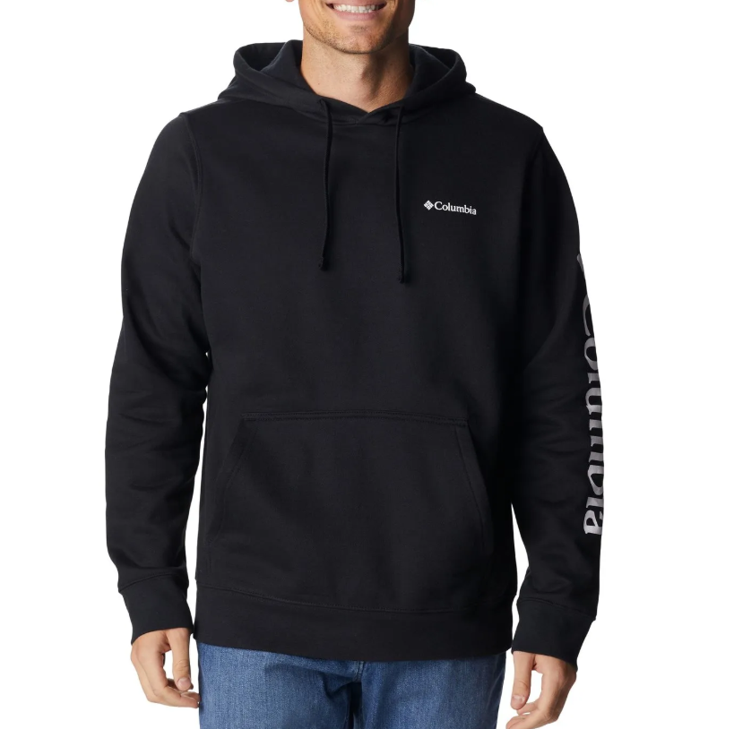 Columbia mens Trek Hoodie, Black, Size XXL