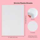Auihiay 25 Pieces Shrink Plastic Sheets, Shrink Films Papers, Shrinky Art for Creative Handicrafts, Halloween and Christmas Ornaments (7.9 X 5.7 inch)
