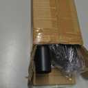 Tension Curtain Rod No Drilling, Heavy Duty 51-168 Inch, Black