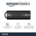 Amazon Basics 128 GB Ultra Fast USB 3.1 Flash Drive, Black