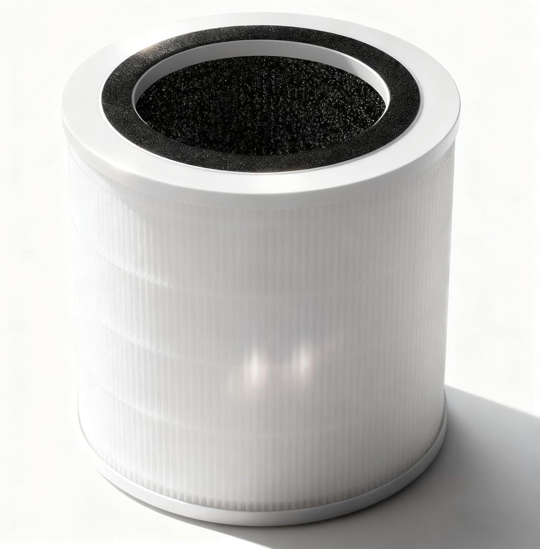 H7126 Replacement Filter for GoveeLife H7126 Mini Air Purifier, Govee Air Purifier Filter, 3-in-1 True HEPA Filter, Part #H7126-RF, 1 Pack
