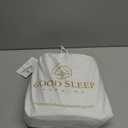 Good Sleep Bedding Cotton Sheets: 100% Long Staple Egyptian Cotton Queen Size BedSheets, 4 Piece Cotton Ivory Sheet Set, Fits Mattress Upto 16 Inches Deep Pocket - 4 Pc Sheet Set