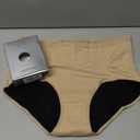 AIRCUTE Super Absorbent Incontinence Underwear for Women Leak Proof Heavy Bladder Leakage Night Briefs 150ML(Beige, Large)