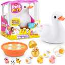Pets Alive Mommy Duck & Baby Surprise by ZURU Nurturing Play Surprise Hatching Interactive Girls' Toy.