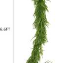Artificial Pine Garland 6 Ft/Piece Christmas Garlands for Decoration Faux Greenery Garland for Table, Mantle, Wall, Indoor, Outdoor Winter Christmas Decor (1, 6 Ft/Piece)