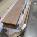 Plank+Beam 72 Inch Farmhouse Dining Table, Solid Wood Rustic Kitchen Table, Large Wooden Rectangular Dinner Table for Dining Room, Home Office, Living Room Furniture, Easy Assembly, Pecan Wirebrush