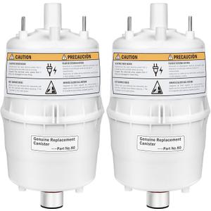 Upgrade 80 Steam Canister for Aprilaire Steam Humidifier Models 800, 801, 865, 866, 80 Replacement Canister OEM Substitute for Aprilaire Canister, 2 Pack