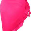 Dressever Women's Sarong Coverups Beach Sheer Bikini Chiffon Cover Ups Wrap Skirt for Swimwear