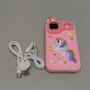 Luyiilo Kids Smart Phone Toys for Girls,Unicorn Gift Toys for Girls Ages 3-9 Christmas Birthday Gifts Mini Smart Phone Toys With 2.8" Touchscreen 16 Learning Games Dual Camera Music Player, 8G SD Card