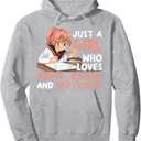 Just A Girl Who Loves Anime Ramen And Sketching Japan Anime Pullover Hoodie, S