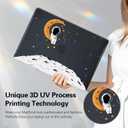Funut for MacBook Pro 14 inch Case M5 2026 M4 2025 M3 M2 M1 2024-2021 A3427 A3426 A3434 A3112 A3185 A3401 A2918 A2992 A2779 A2442, Printed Plastic Hard Shell Case & Keyboard Cover,Astronaut