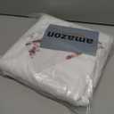 10x10ft Wrinkle Free White Backdrop Curtain for Parties Soft Fabric Drapes Wedding White Curtain Backdrop for Birthday Party Decorations Background for Photography 5x10ft, 2 Panels