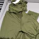 Elainone Capri Sets Women 2 Piece Outfits Sexy One Shoulder Sleeveless Crop Tops Bodycon Pant Sets (Medium, Army Green)