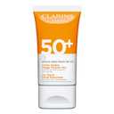 Clarins Dry Touch Face Sunscreen | Broad Spectrum SPF 50+ | UVA/UVB Protection | Lightweight and No White Cast | Enriched with Antioxidants | All Skin Types, including Sensitive Skin | 1.7 Ounces