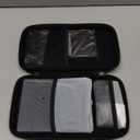 Foldable Keyboard and Mouse, Samsers KM08X Folding Bluetooth Keyboard Mouse Combo with Backlight, 2.4G + BT5.0 x 2, Full-Size Travel Keyboard & Portable Wireless Mouse for Windows iOS Mac OS Android (Graphite - Backlit)