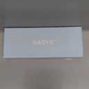 Gaoye Blue Light Blocking Glasses - Trending Round TR90 Frames, Metal Arms, UV400 Protection - Matching Soft Case (1-leopard/Transparent Lens)