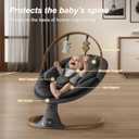 Monamii Baby Swings for Infants, Bluetooth Infant Swing with Music Speaker