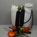 Battery Powered Backpack Sprayer 4 Gallon Lawn Garden Sprayer 8Ah 7.4V Lithium Battery Powered,100 PSI Cut Off Pressure with 8 Nozzles and 2 Wands, Weed Yard Sprayer for Lawn, Garden, Cleaning