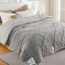 Heated Comforter Blanket Queen Size with Wireless LCD Controller, Tufted Fast Heating Electric Quilt, 6 Heat Levels & 2-10H Time Settings, UL Certified, Grey Queen 90" x 90"