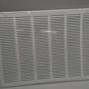 30"W x 20"H [Duct Opening Size] Steel Return Air Filter Grille - Removable Face/Door for 1 inch Filters -HVAC Vent Cover Grill - White [Outer Dimensions: 32 5/8"W X 22 5/8"H]