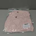 Girl Summer Striped Dress Ruffle Sleeve A Line Swing Casual Midi Dresses Pink 11-12Y (Pink)