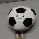 Cute Soccer Stuff Funny Soccer Toy Pillow with Legs, Soft Plush Soccer Ball Sports Pillows Adorable Soccer Gift for Boys Room Decor(Soccer,9 inches)