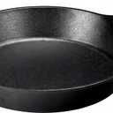 Lodge Seasoned Cast Iron Skillet 15 Inches - Frying Pan for the Stove, Grill or Campfire - Cooks Evenly - Features Easy-Grip Teardrop Handle - Non-Toxic, Nonstick & Long-Lasting