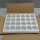 Tealight Candle Holder Set of 24, Clear Tea Light Candle Holder Glass for Wedding Decor, Tea Light Holders Bulk for Home Decor (Clear)