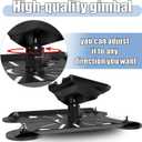 Adjustable Starlink Gen 3 Roof Mount, Ybervont Starlink Magnet Mounting Kit Gen 3, Magnetic Mount for Star link Internet Kit Satellite with Adjustable Pan-Tilt