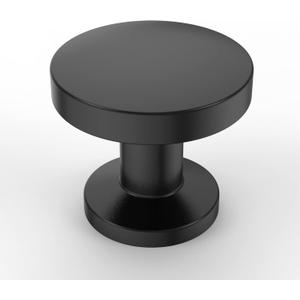 Asidrama 10 Pack Matte Black Kitchen Cabinet Knobs - Dresser & Drawer Knobs - Zinc Cabinet Hardware