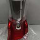 Nostalgia Frozen Drink Maker and Margarita Machine for Home - 32-Ounce Slushy Maker with Stainless Steel Flow Spout - Easy to Clean and Double Insulated - Retro Red