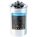 [2025 Upgraded] BlueStars 40+5 uF 40/5 MFD 370V or 440 Volt VAC Round Dual Run Capacitor Dual Run Circular Start Capacitor - Compatible for Air Conditioner or Heat Pump Condenser