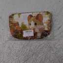 Cartoon Hamster Cosmetic Bag for Women Cute Small Makeup Organizer Pouch with Zipper Cartoon Hamster Toiletry Makeup Bag Gifts for Women Hamster Lovers