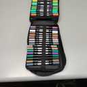 TBC The Best Crafts 108 Colors Dual Tip Acrylic Paint Markers, Double zipper design Topgrade Canvas bag,Waterproof, Non-Toxic, odorless, Suitable for Paper,Pottery, Stones, Glass,outdoor painting