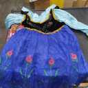 Princess Anna Dress for Girls Frozen Princess Costume Fancy Dress up for Halloween Carnival Snow Party Cosplay