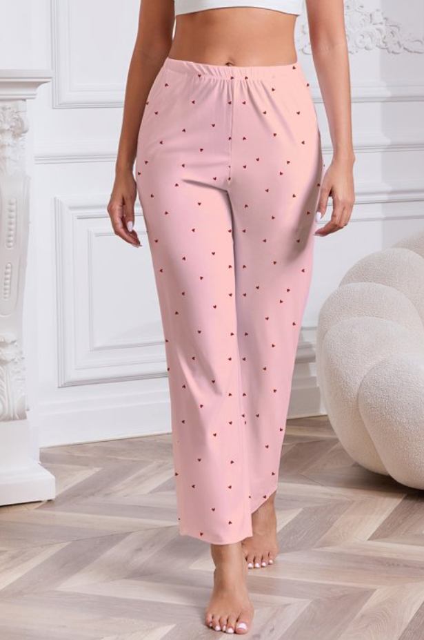 Real Essentials Women’s Ultra-Soft Comfy, 2 Pajama Lounge Pants And Shorts Sleepwear Size M