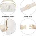 2 x Birthday Gifts Personalized Graduation Gifts for 4 5 6 7 8 9 10 11 12 13 14 Year old Girls Teen Sister Kid Initial Letter Fanny Pack Trendy Stuff White Letter U