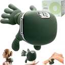 2026 New Electric Shiatsu Neck and Back Massager, Neck Massager with Heat, Shoulder Massager, 3 Intensity Levels + 2 Heat Settings, 4D Kneading Massage, Simulates a Real Palm Massage for Comfort