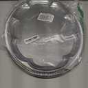 (Pack of 4) 18.1 inch x 13.8 inch Traditional Oval Floral Pattern Engraved Catering Silver Polishing Plated Serving Plate Mirror Tray Platter Metal Tableware Holiday Party Large FST-005