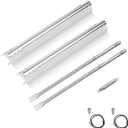 Grill Replacement Parts for Charbroil Performance 2 burner 463625217 463673517 463673519 463625219 300 Cabinet Liquid Propane, G470-5200-W1 Burner, G470-0004-W1 Heat Plate, Carryover Tubes, Igniters